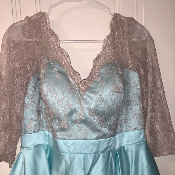 Lace & Satin DRess - Picture 1 of 4